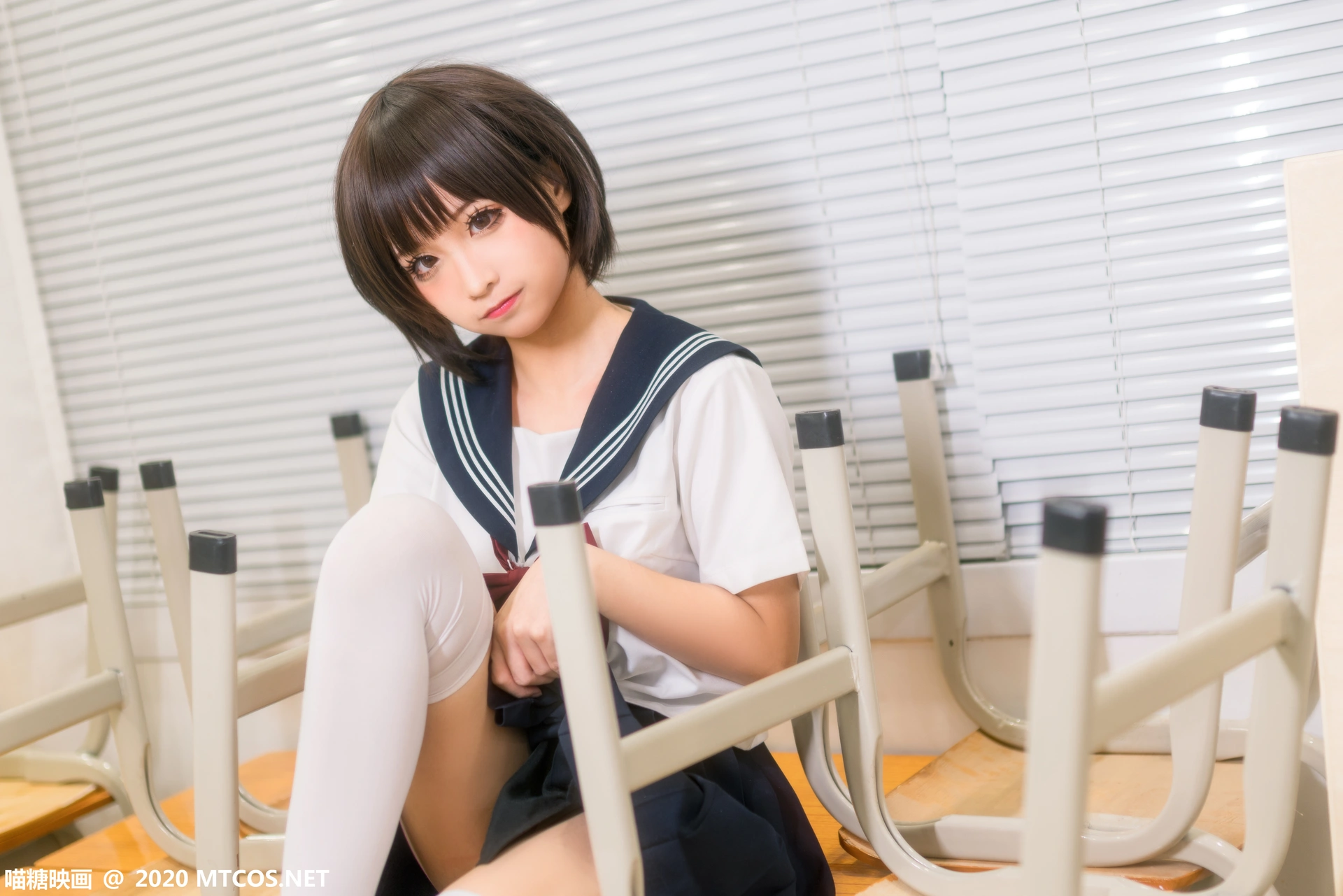 喵糖映画 - JKL.020 课室JK制服 1