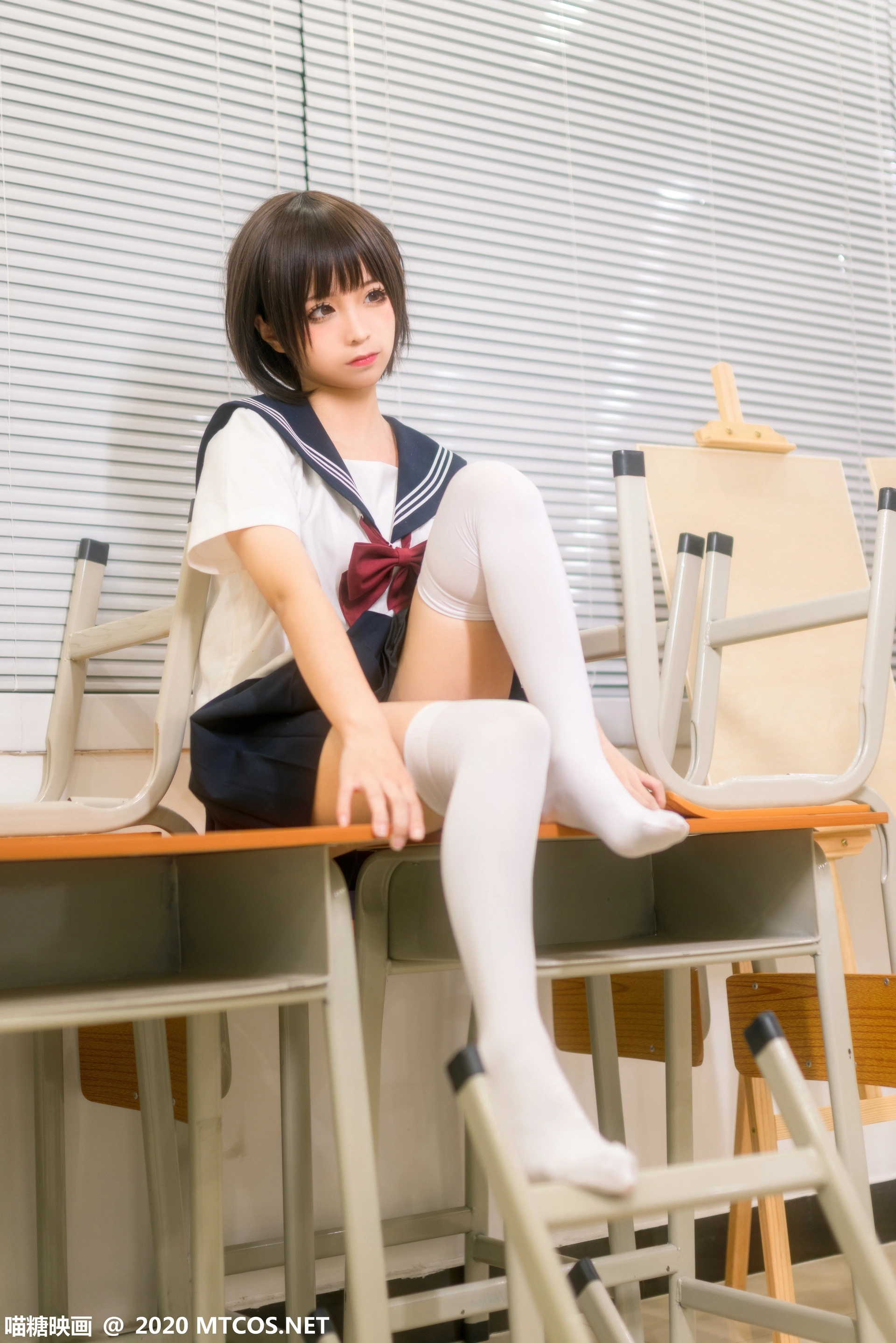 喵糖映画 - JKL.020 课室JK制服 3